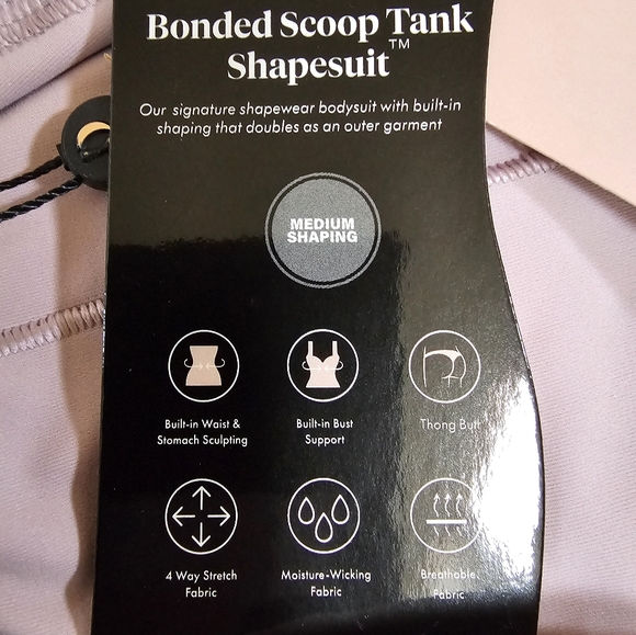 Pinsy Scoop Tank Hourglass Shapewear Thong Bodysuit NWT - Picture 6 of 8